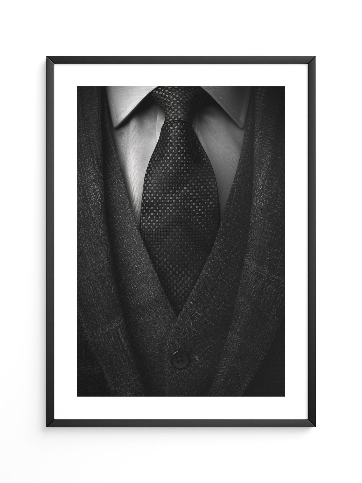 Eleganter Anzug Textur schwarz