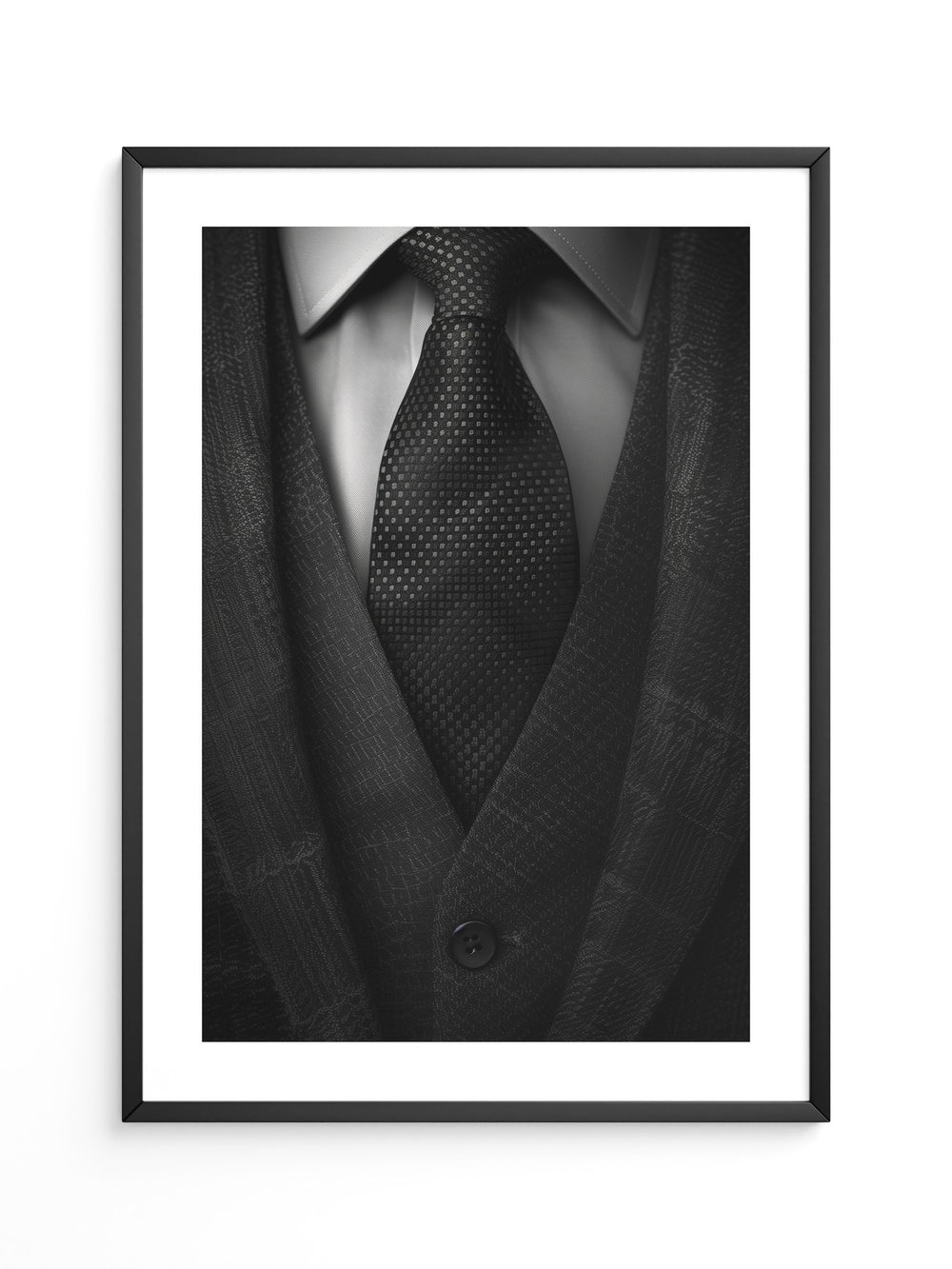 Eleganter Anzug Textur schwarz