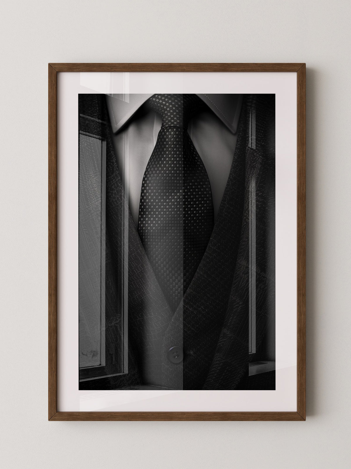 Eleganter Anzug Textur schwarz