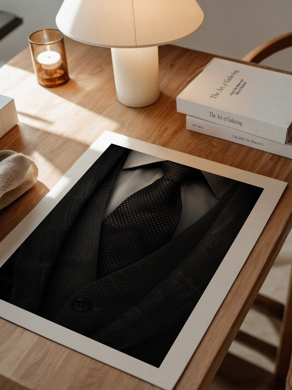Eleganter Anzug Textur schwarz