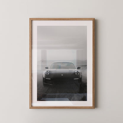 Porsche Neunelfer Frontansicht Schwarz