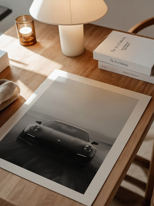 Porsche Neunelfer Frontansicht Schwarz