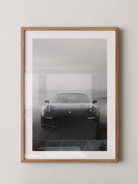 Porsche Neunelfer Frontansicht Schwarz