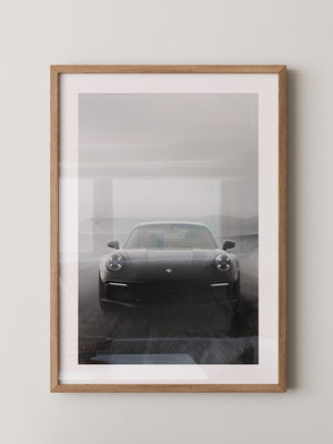 Porsche Neunelfer Frontansicht Schwarz