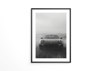 Porsche Neunelfer Frontansicht Schwarz