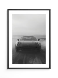 Porsche Frontansicht Nebeloptik