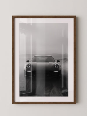 Porsche Frontansicht Nebeloptik