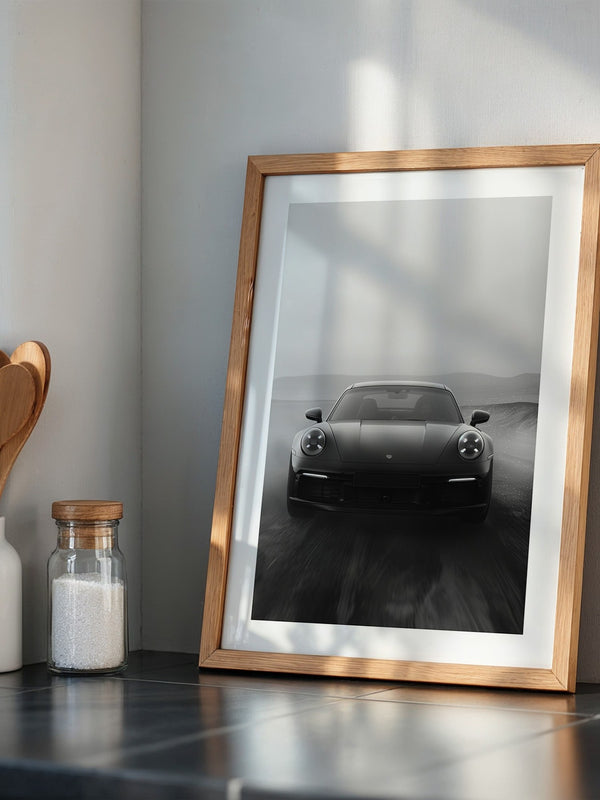 Porsche Frontansicht Nebeloptik