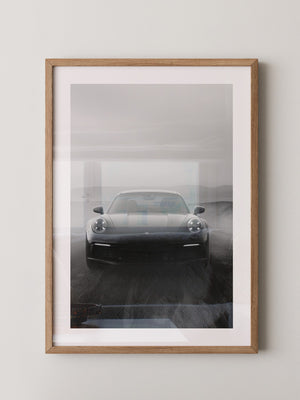 Porsche Frontansicht Nebeloptik