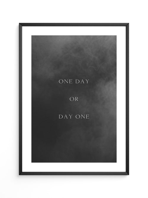 Nebel Zitat minimalistisch