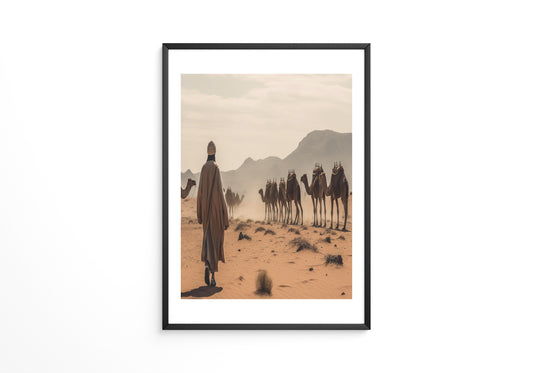 Karawane Wüste sandig