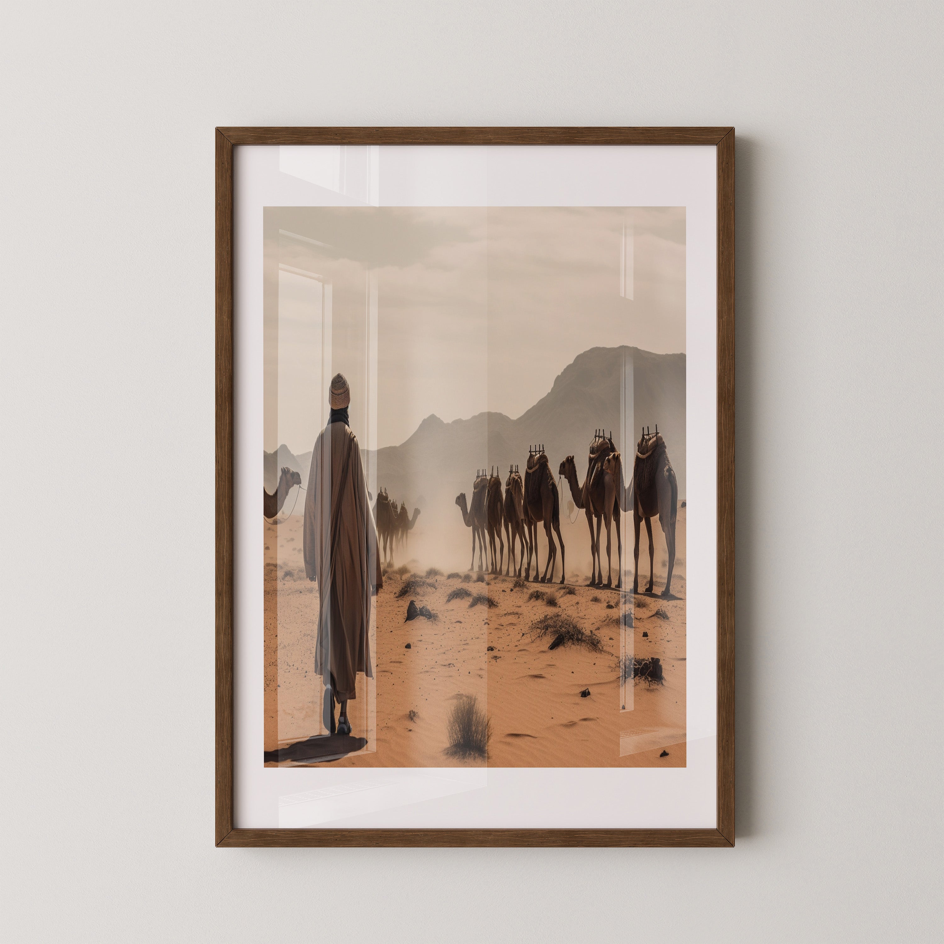 Karawane Wüste sandig