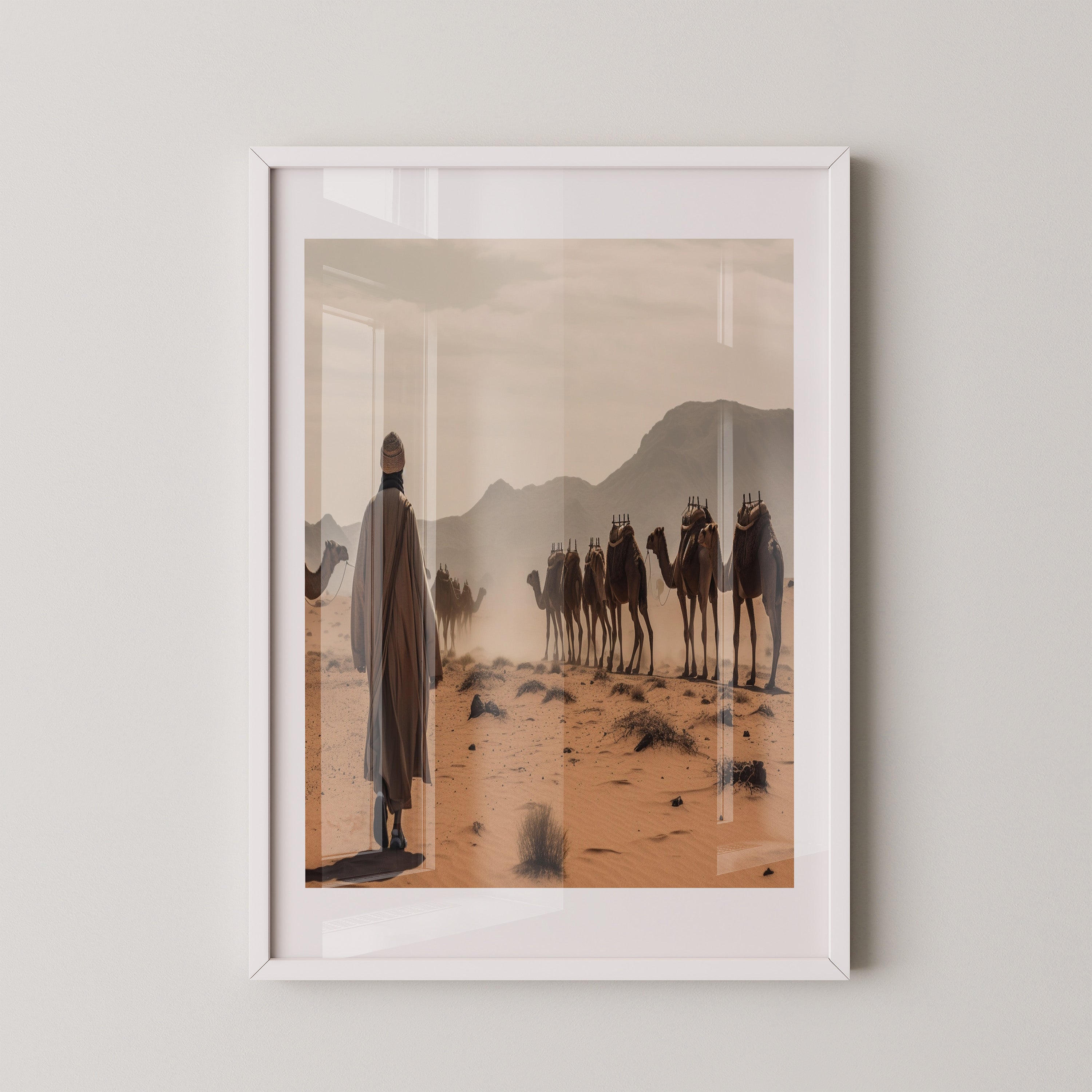 Karawane Wüste sandig