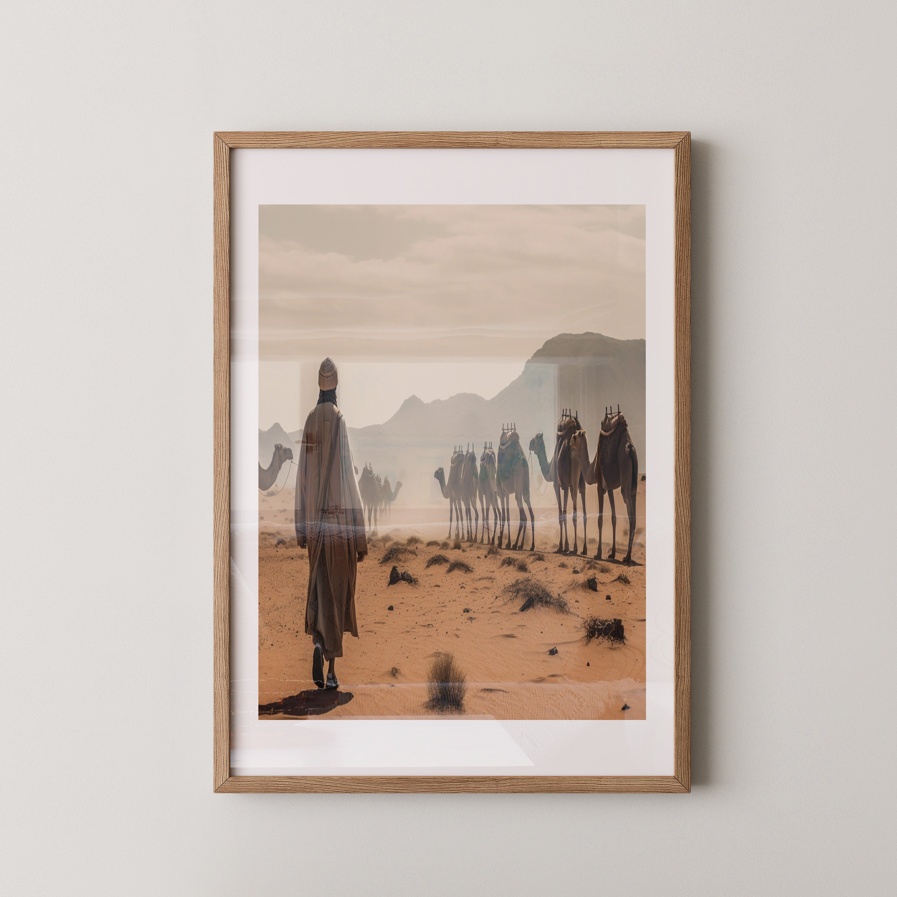 Karawane Wüste sandig