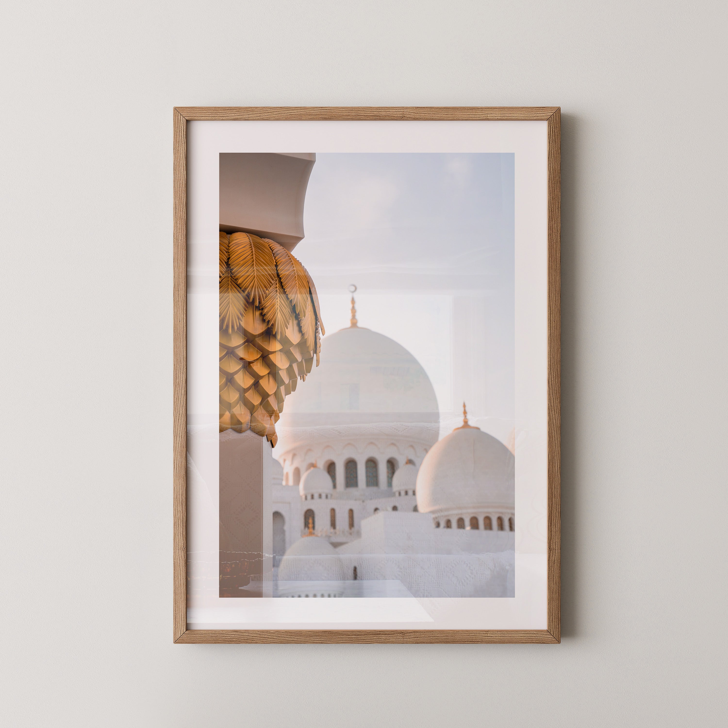 Moschee Kuppeln Goldene Details