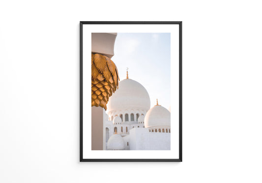 Moschee Kuppeln Goldene Details