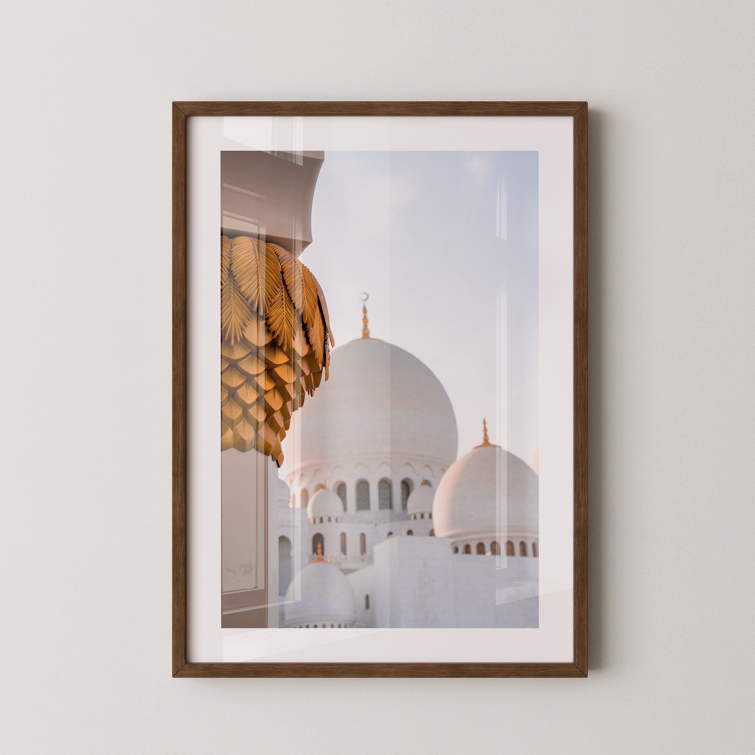 Moschee Kuppeln Goldene Details