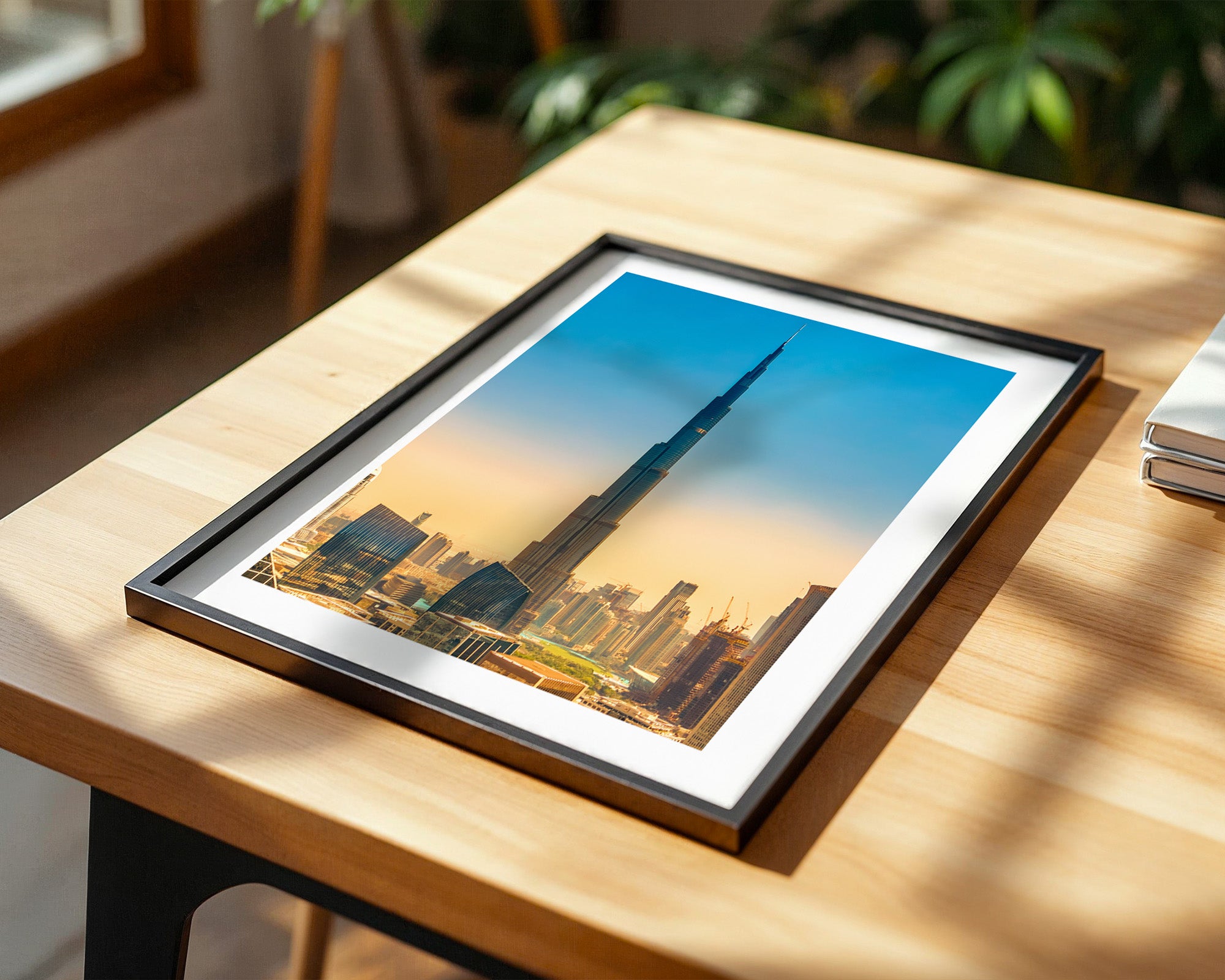 Burj Khalifa Skyline Pastellfarben