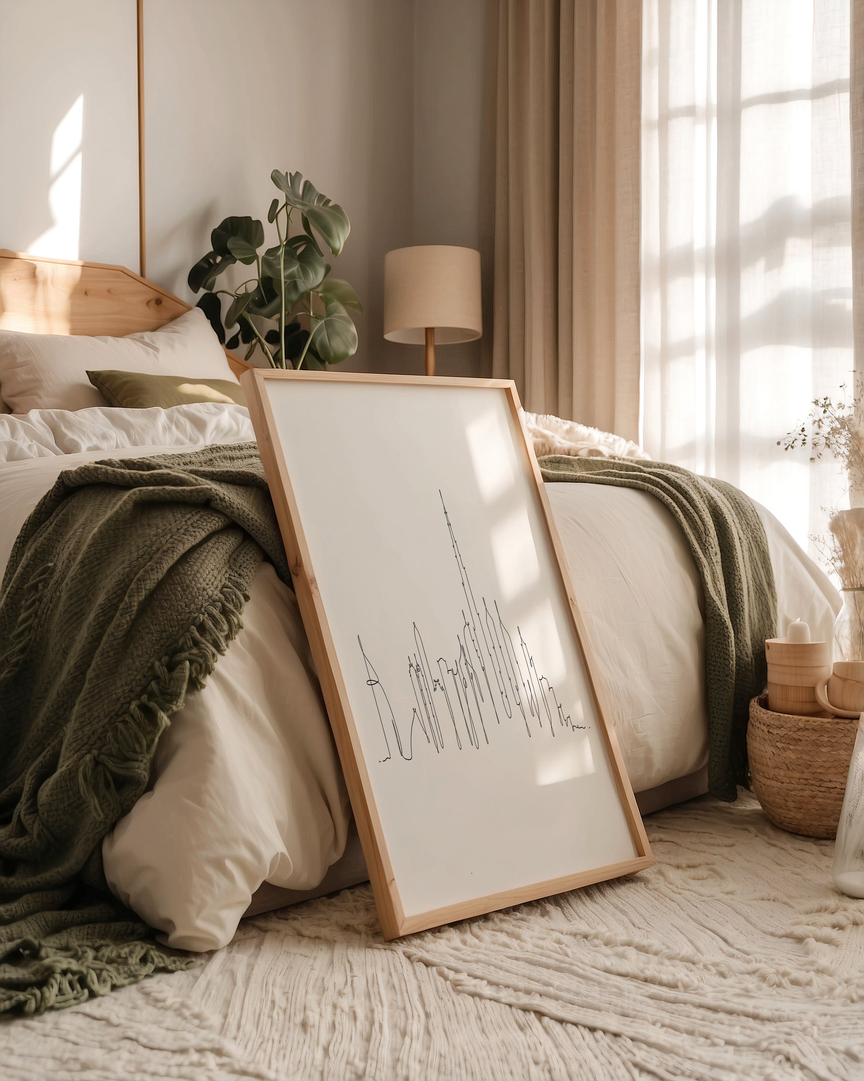 Skyline Kontur Linie