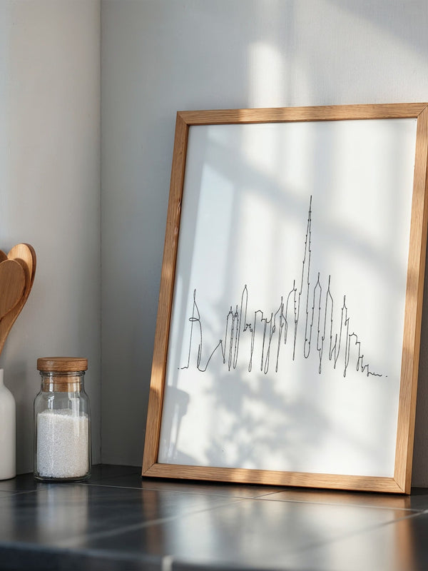 Skyline Kontur Linie