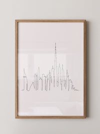 Skyline Kontur Linie