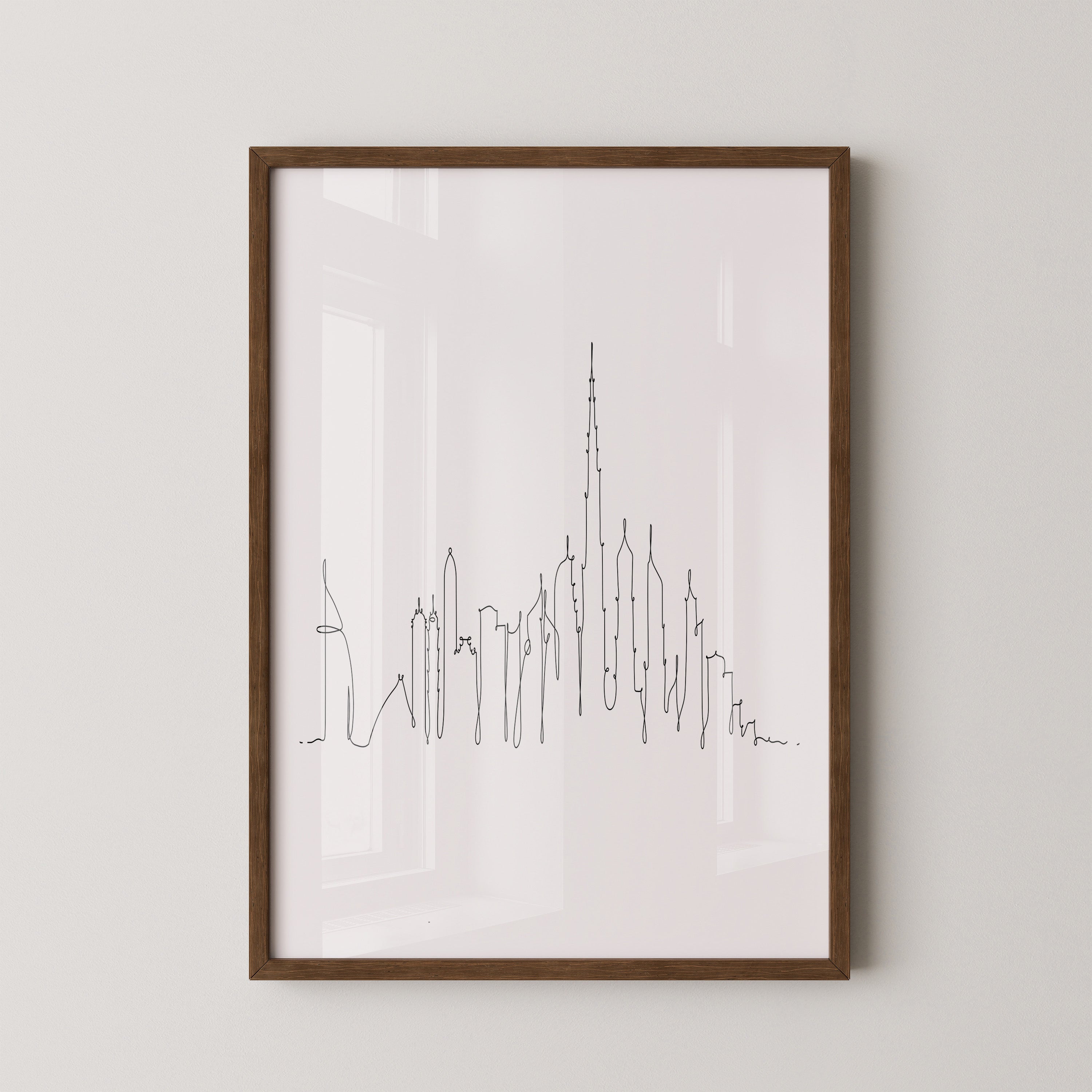 Skyline Kontur Linie