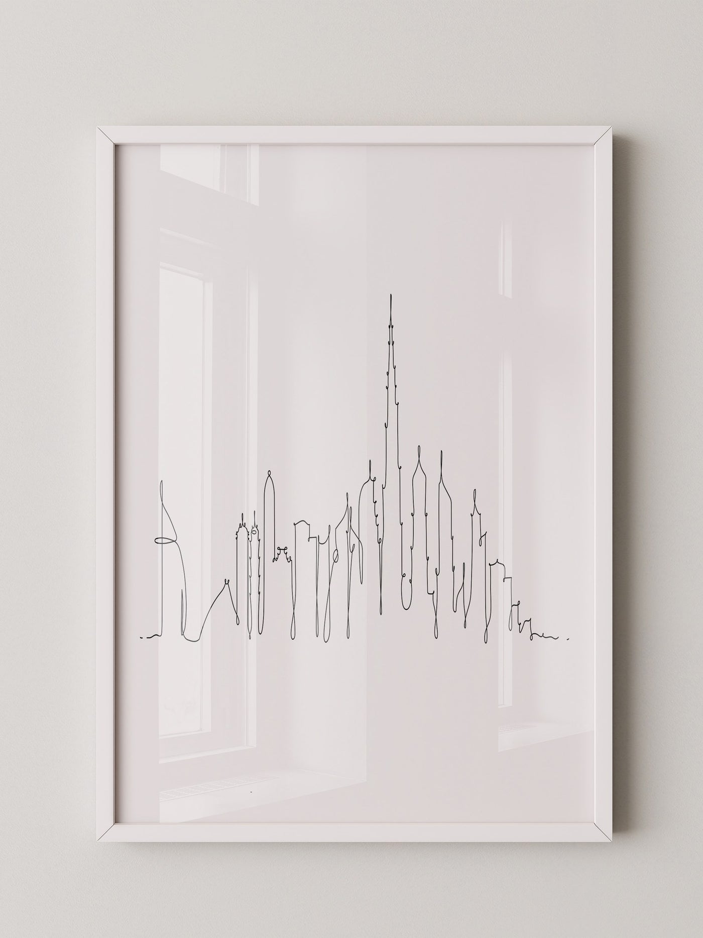 Skyline Kontur Linie