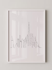 Skyline Kontur Linie