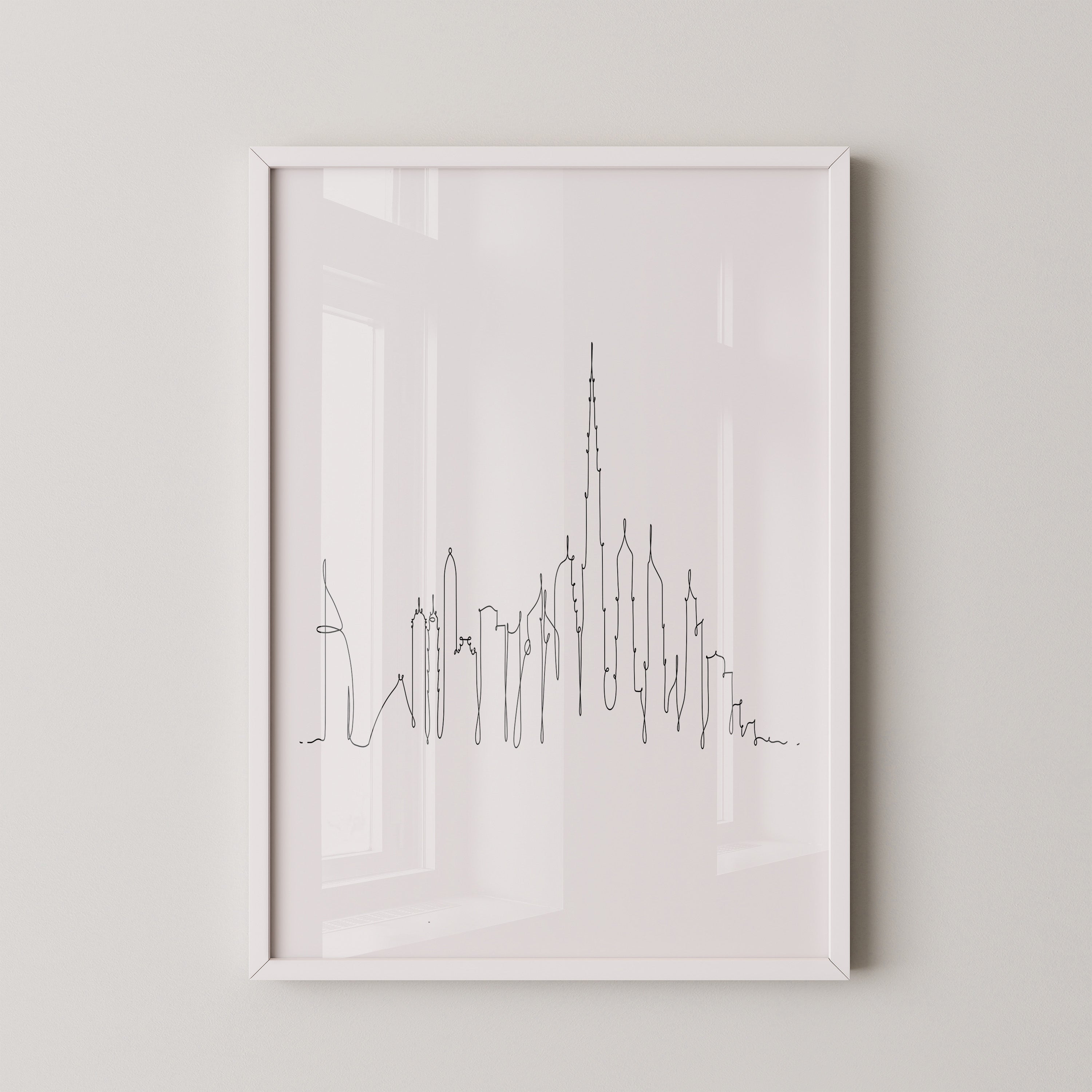 Skyline Kontur Linie