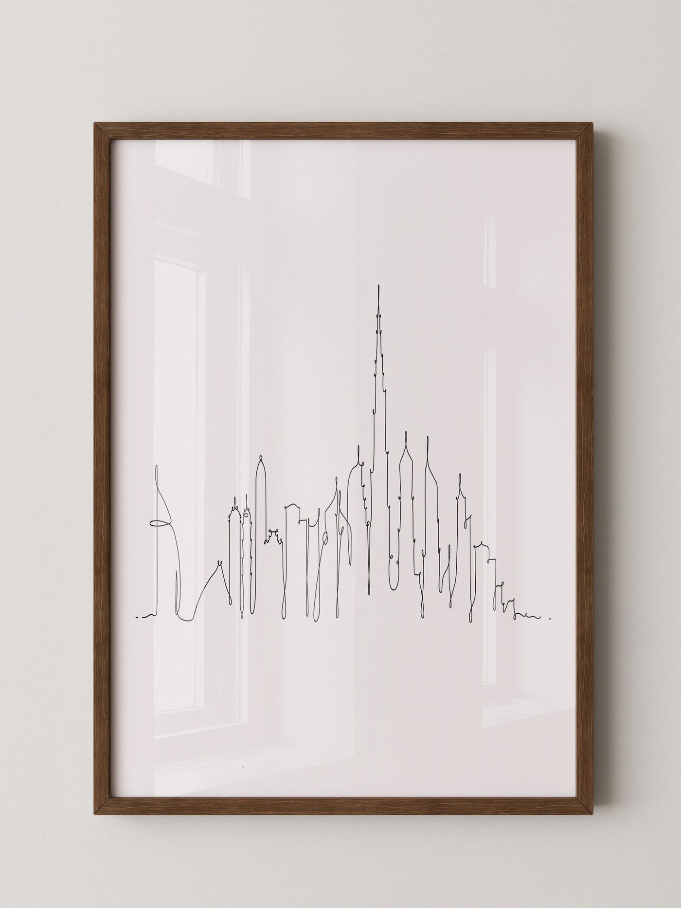 Skyline Kontur Linie