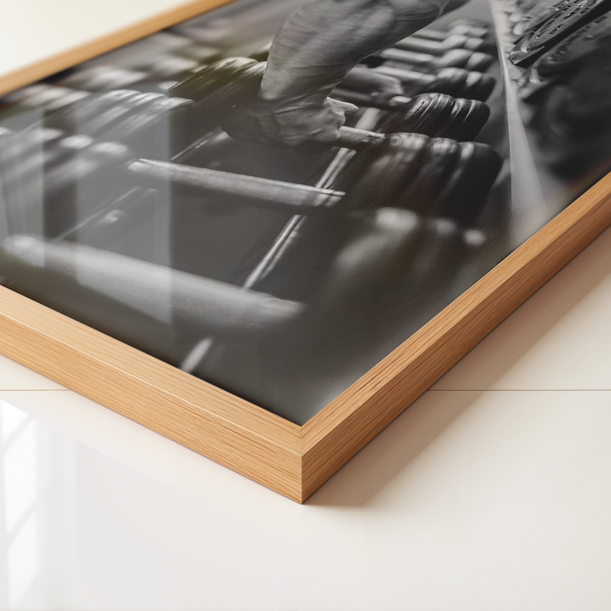 Hanteln Arm muskulös S/W