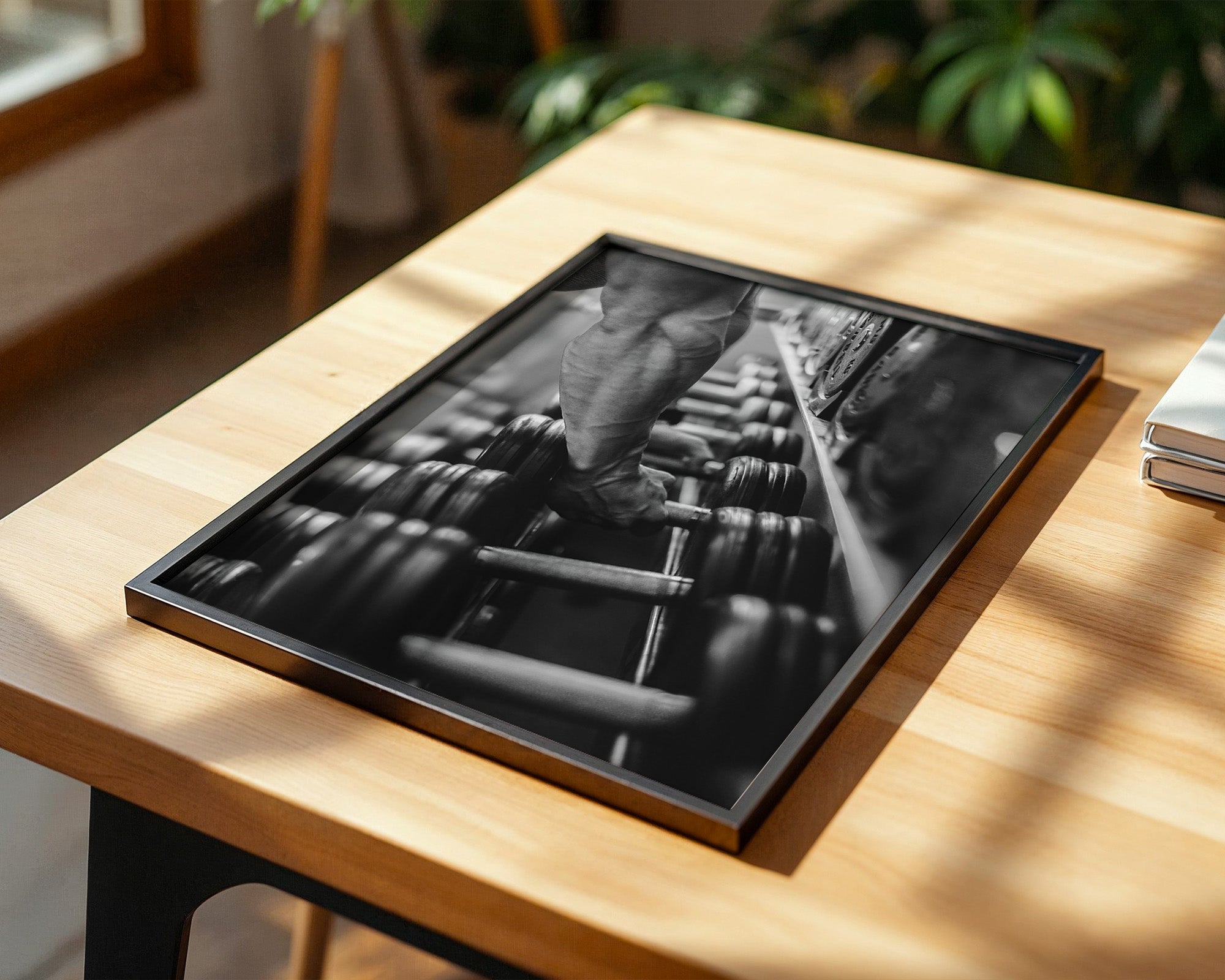 Hanteln Arm muskulös S/W