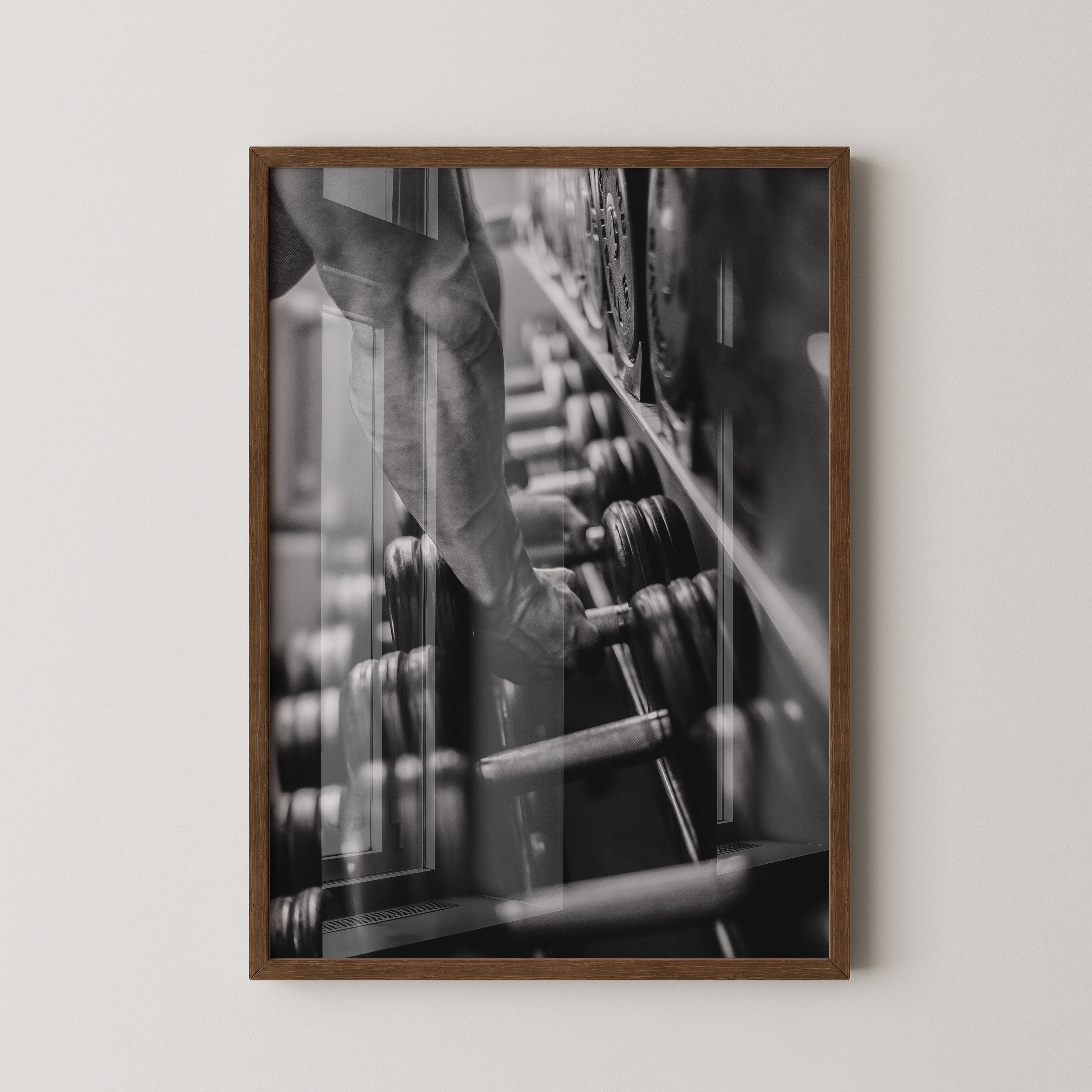 Hanteln Arm muskulös S/W