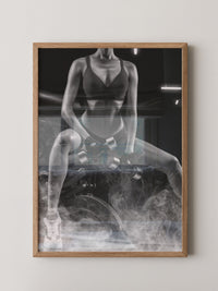 Fitness Lifestyle Schwarzweiß