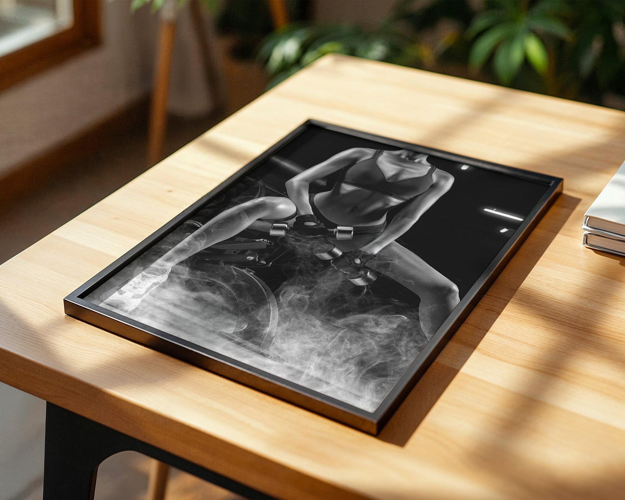 Fitness Lifestyle Schwarzweiß