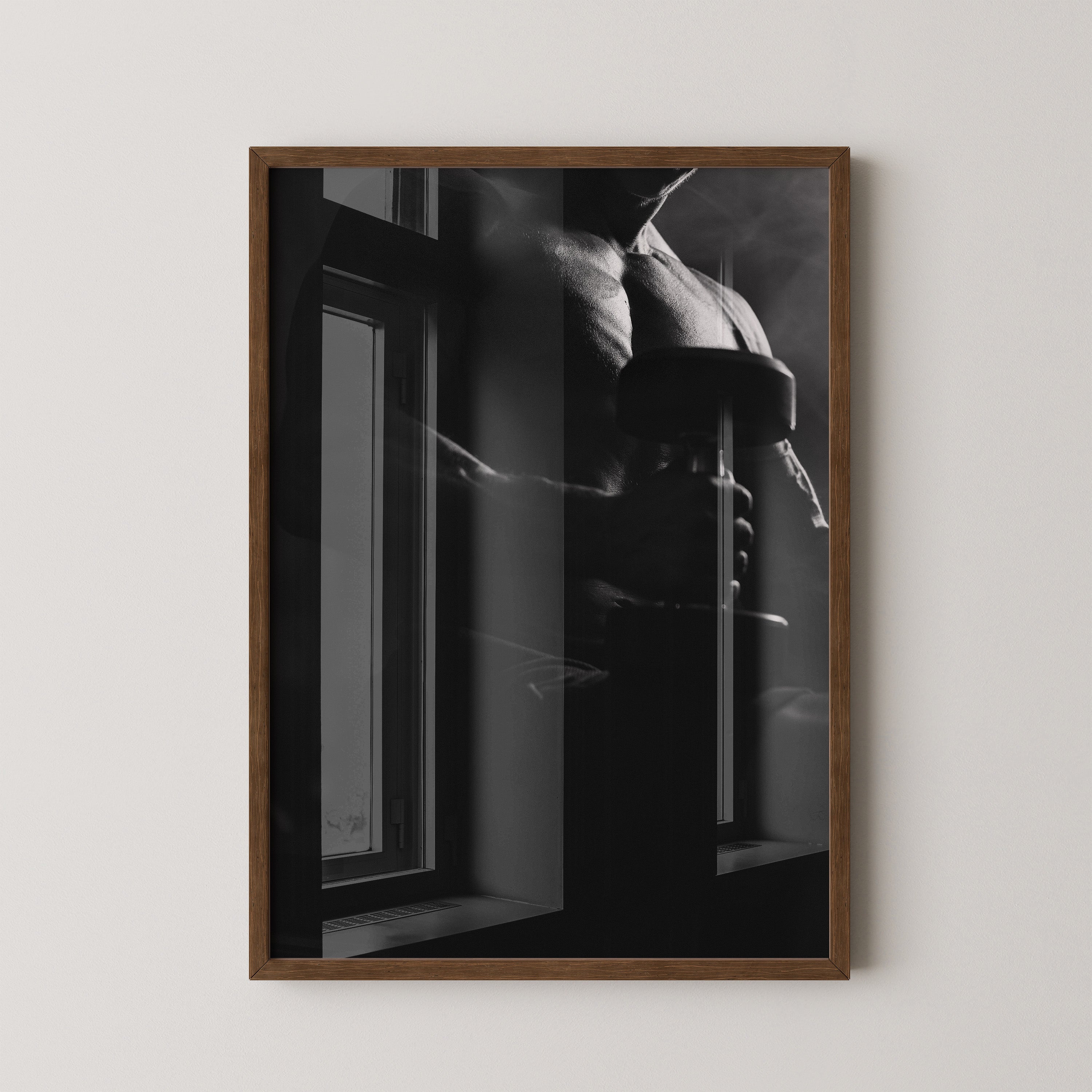 Bodybuilding Schatten Spiel