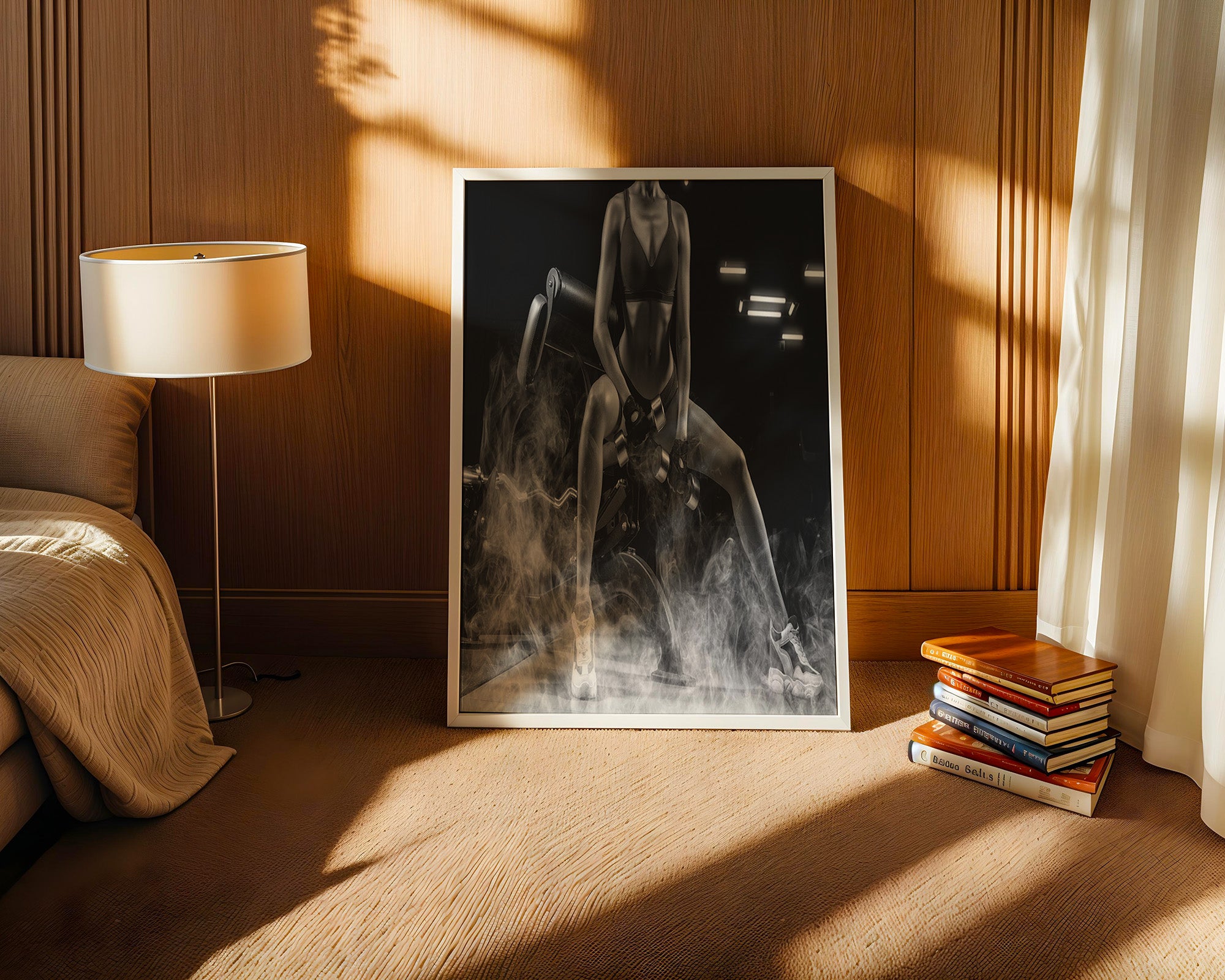 Fitness Gewichtheben Rauch S/W