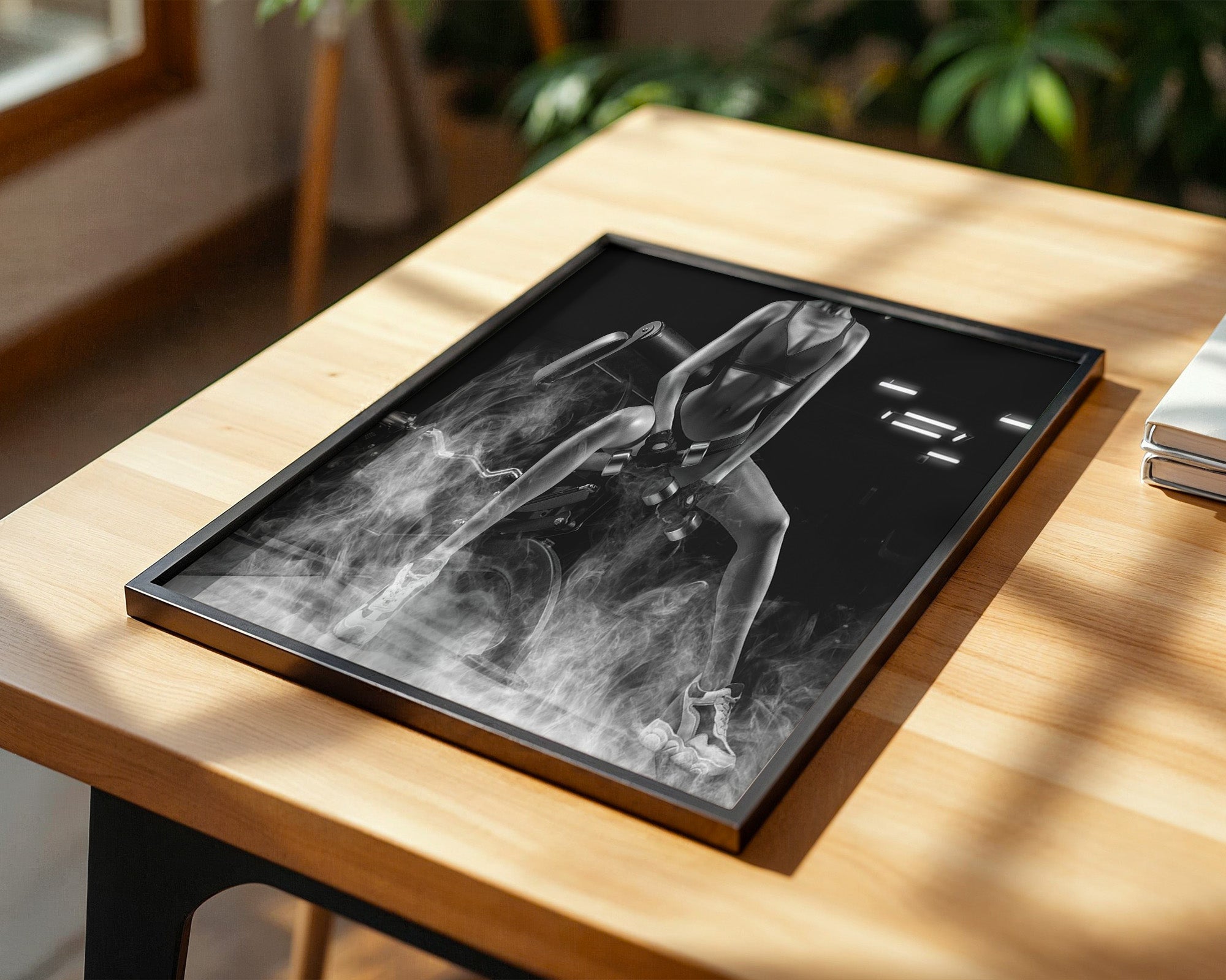 Fitness Gewichtheben Rauch S/W