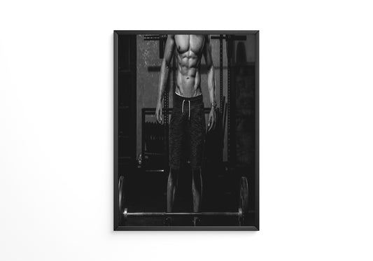 Muskelkraft Schwarzweiß Fitness