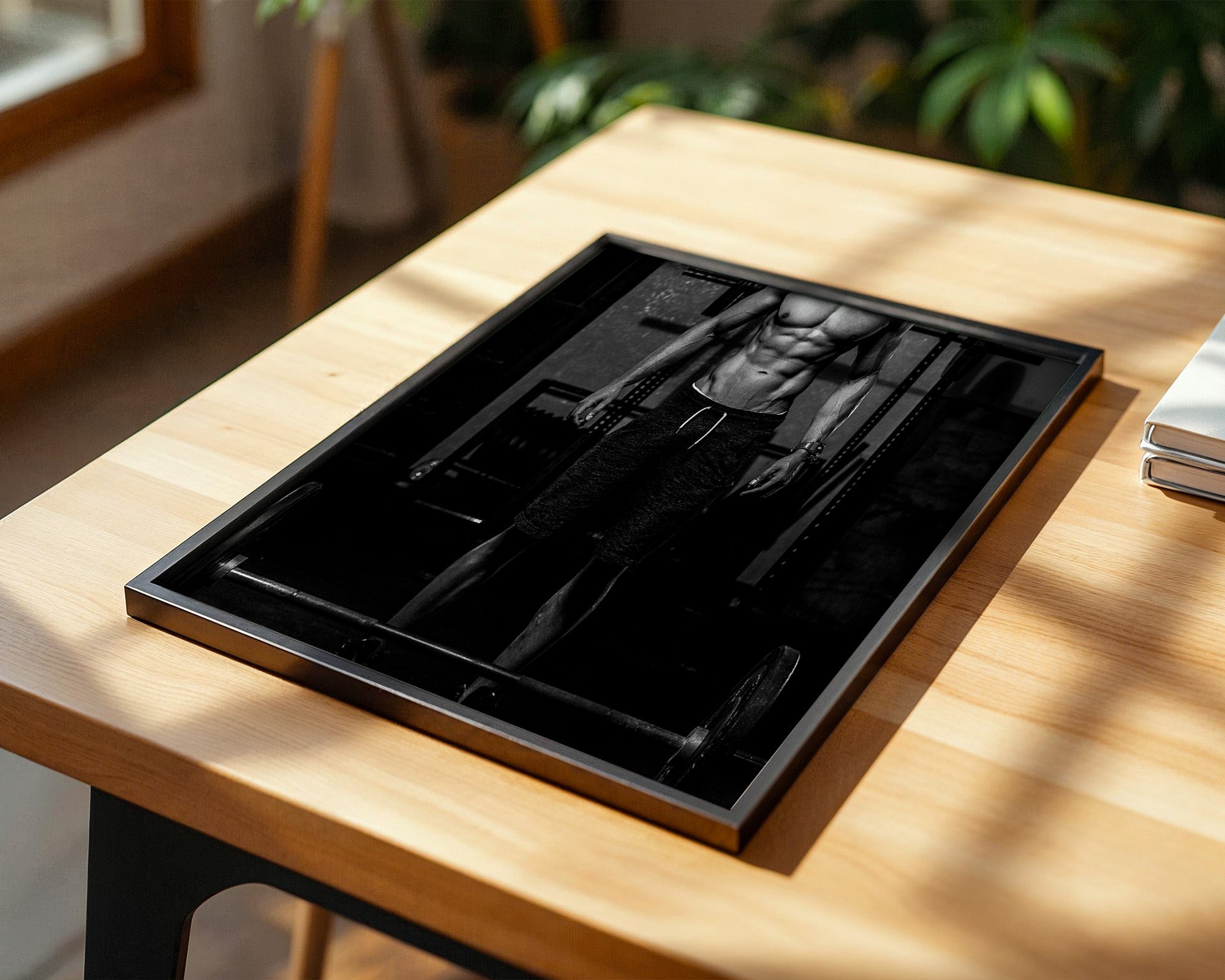 Muskelkraft Schwarzweiß Fitness