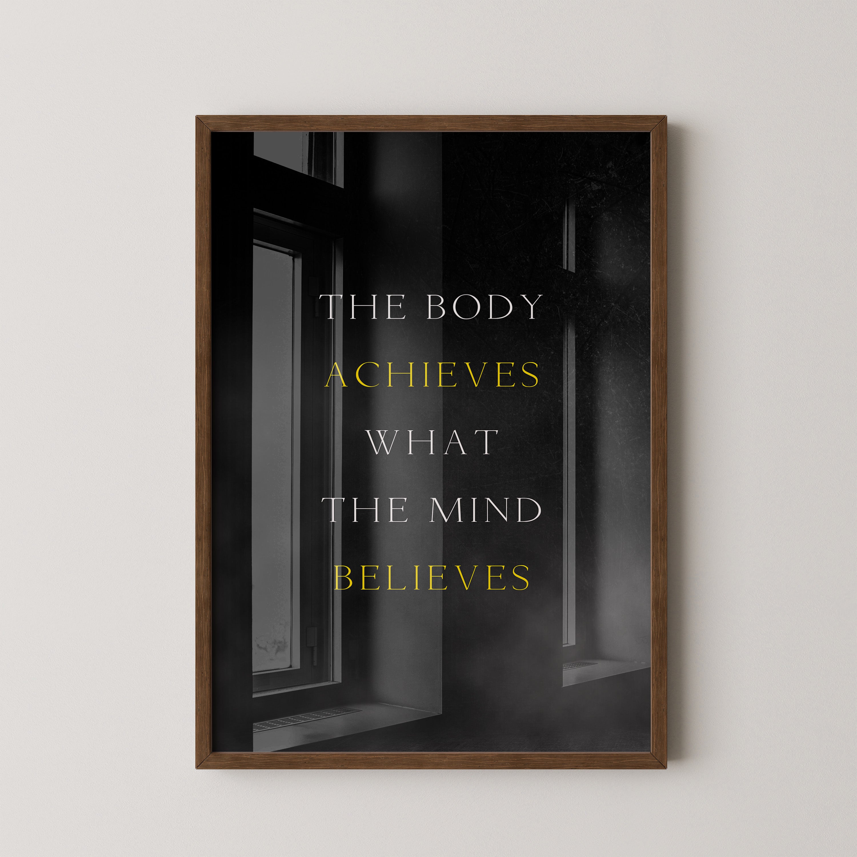 Motivationszitat Schwarz Gelb