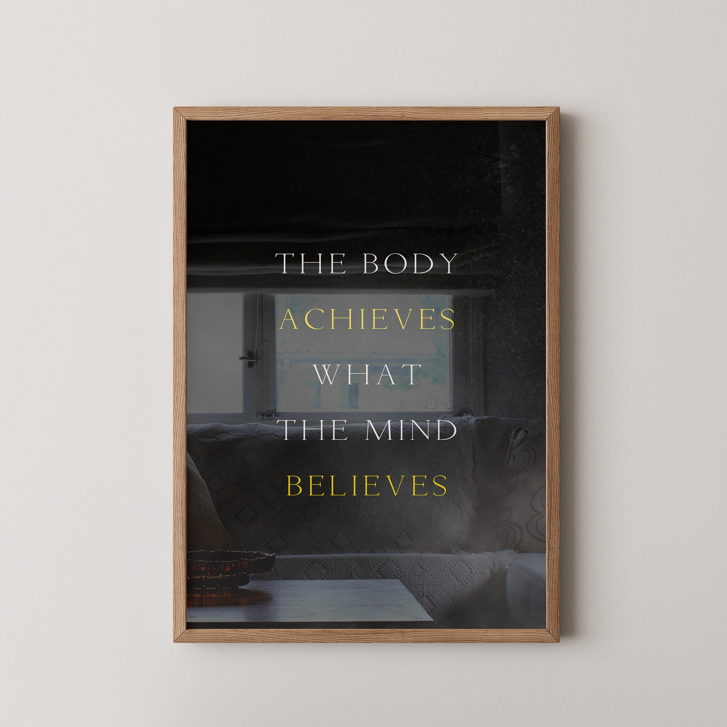 Motivationszitat Schwarz Gelb