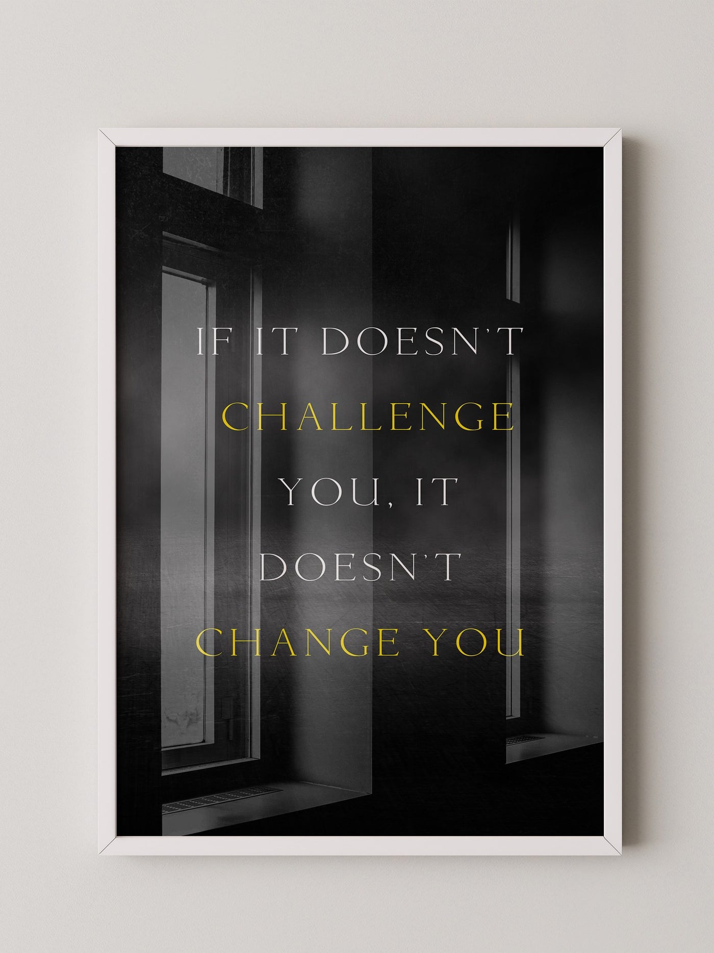 Motivationsspruch Nebel Effekt
