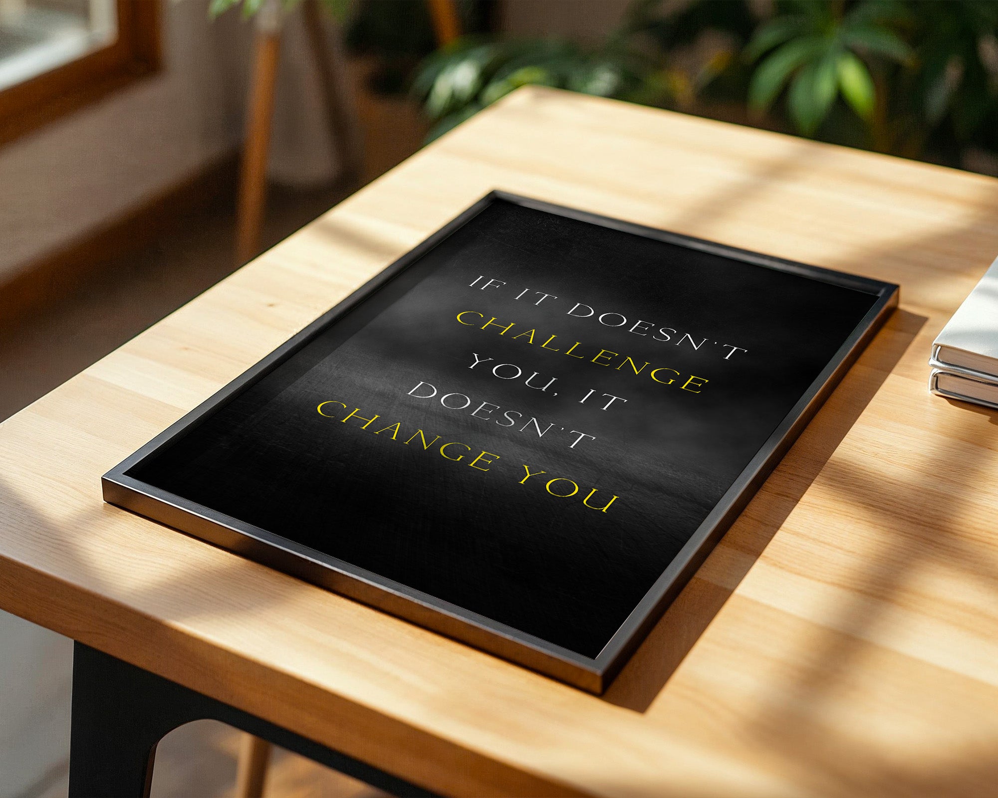 Motivationsspruch Nebel Effekt