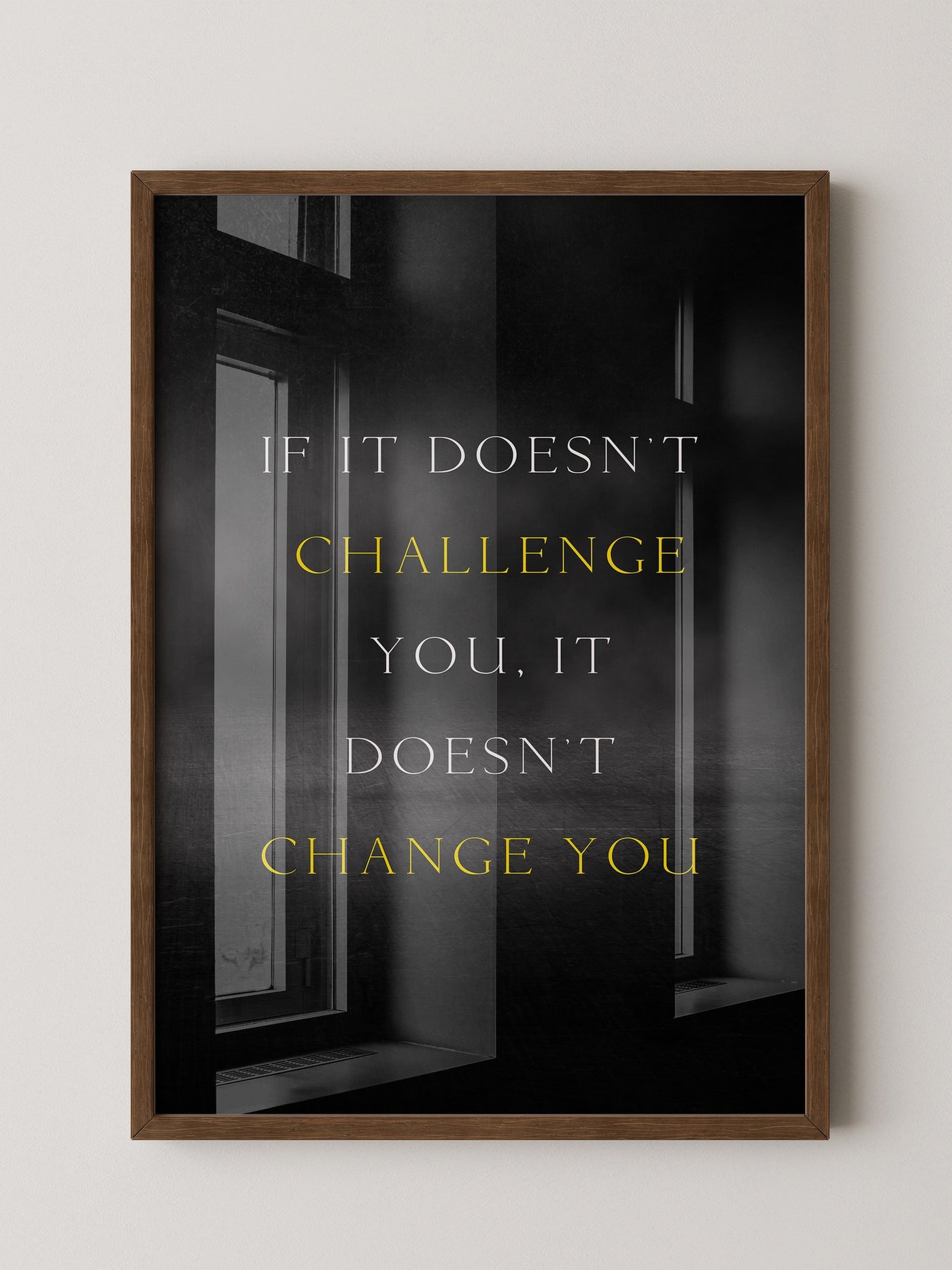 Motivationsspruch Nebel Effekt