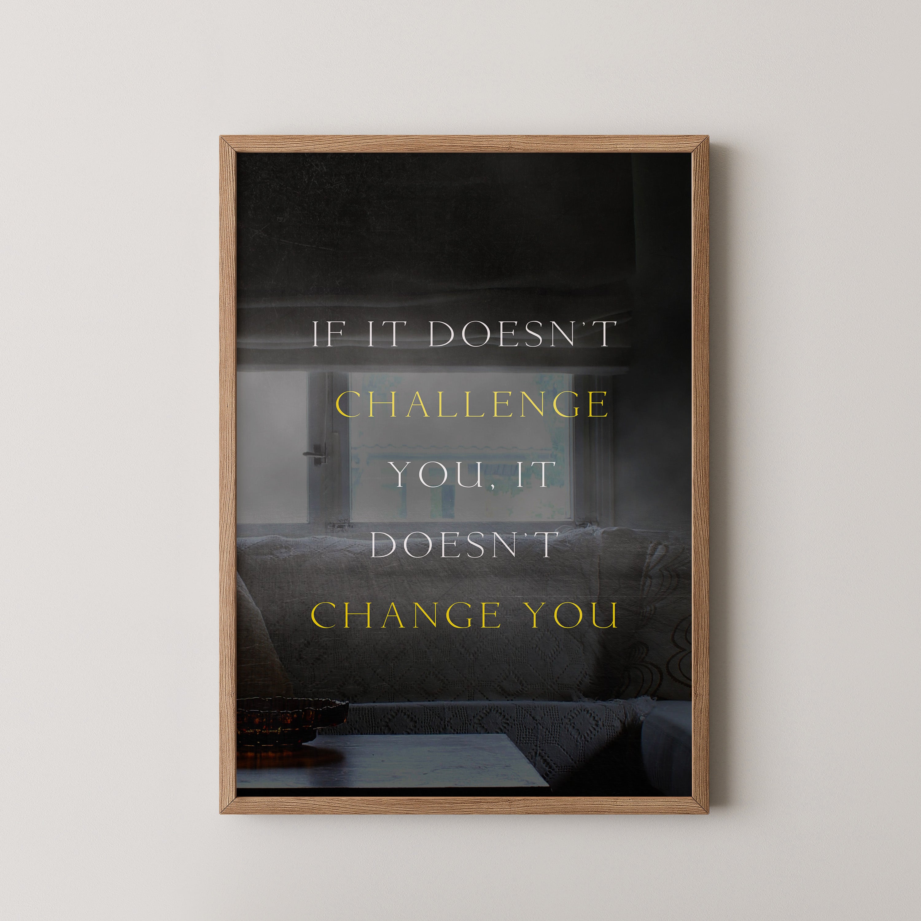 Motivationsspruch Nebel Effekt