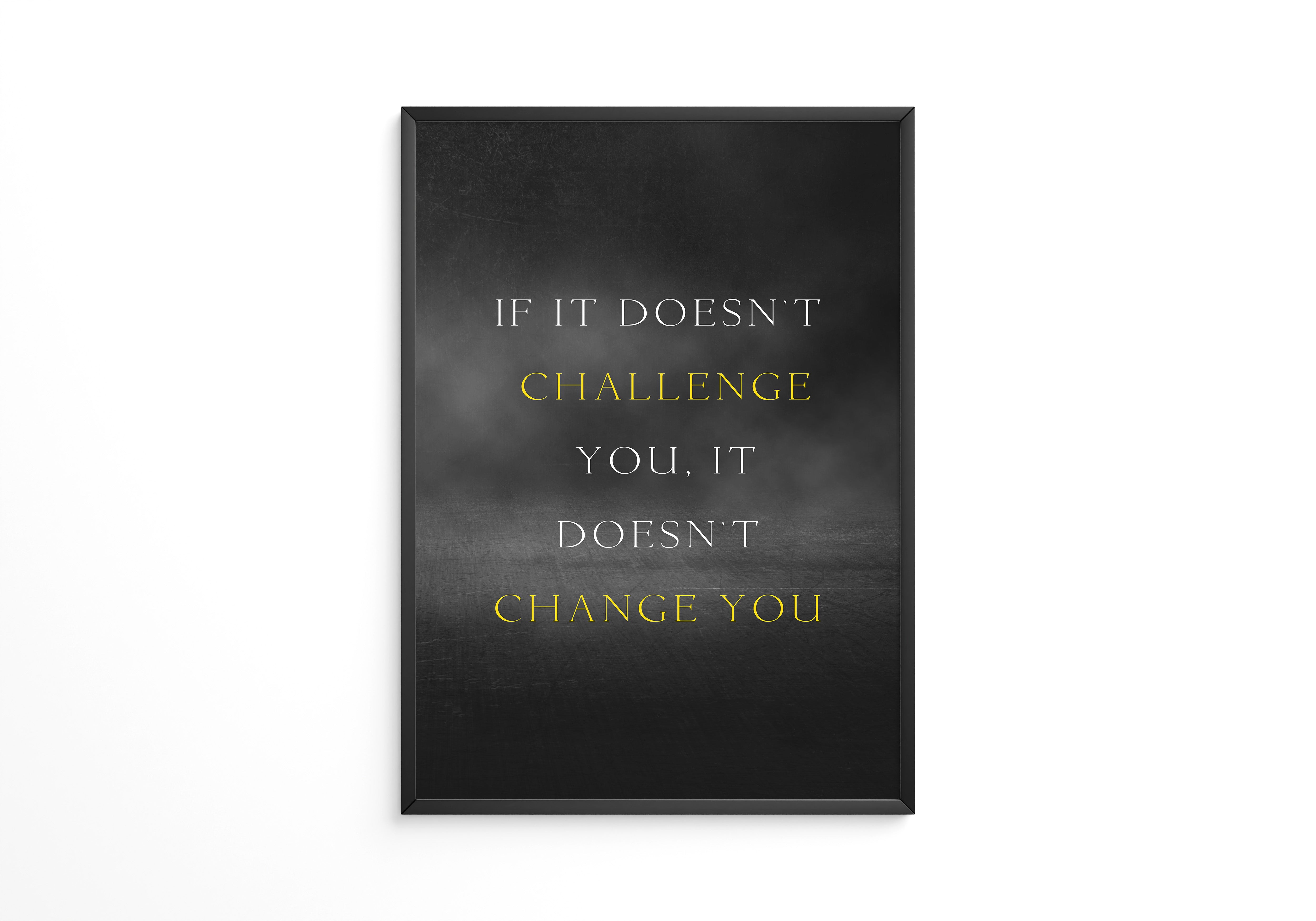 Motivationsspruch Nebel Effekt