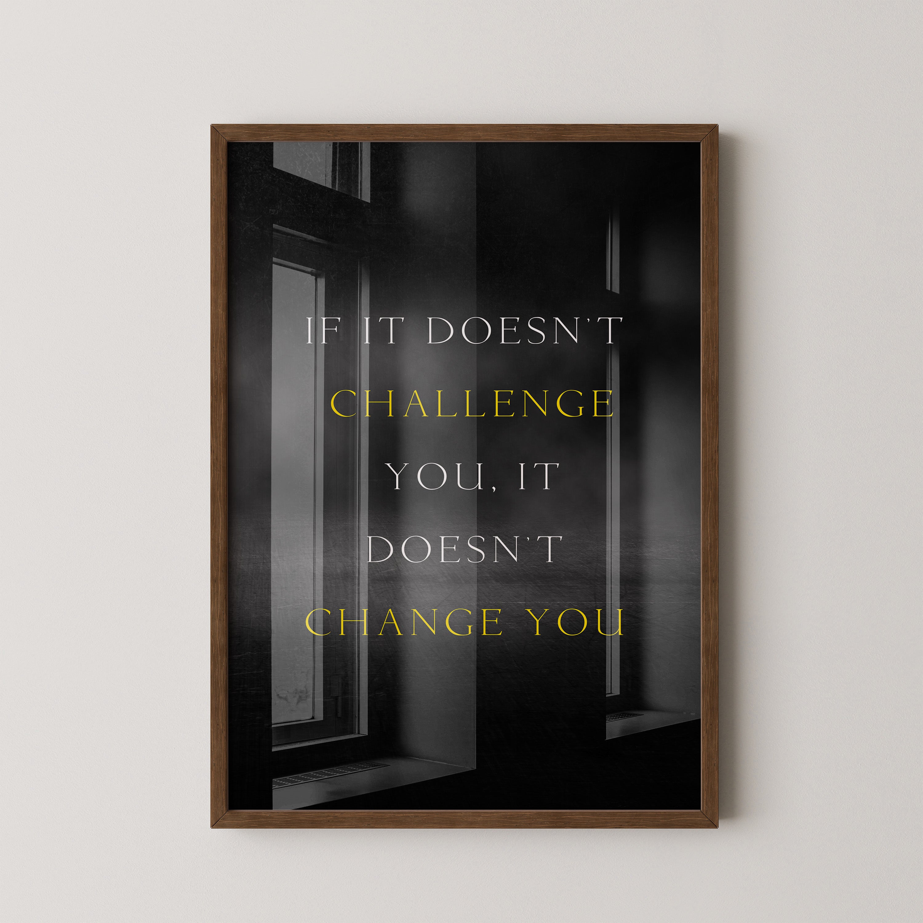 Motivationsspruch Nebel Effekt