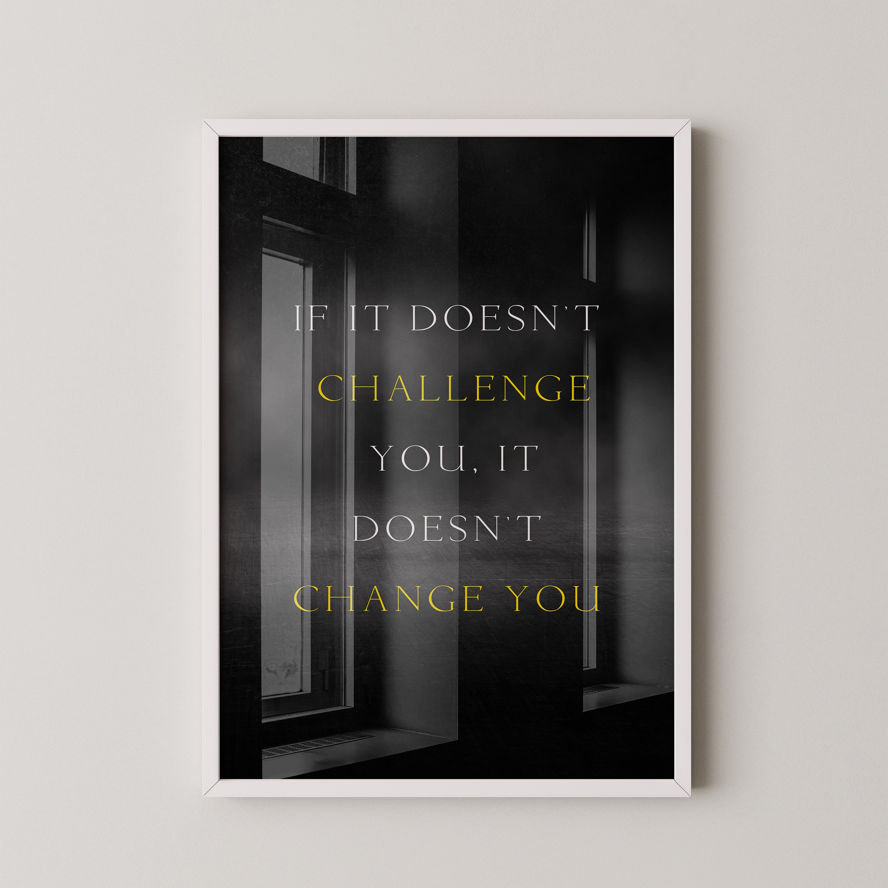 Motivationsspruch Nebel Effekt