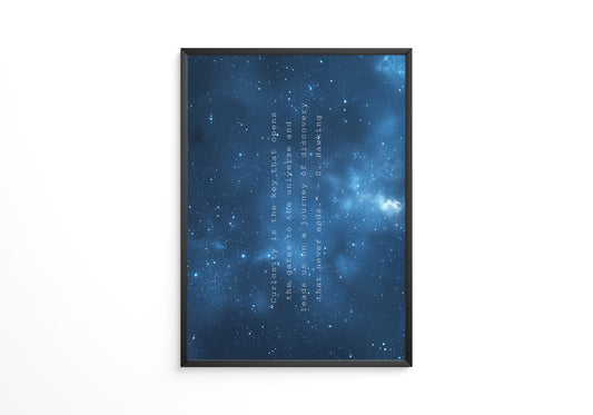 Sternenhimmel Zitat Blau
